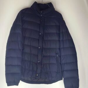 Gap Quilted Puffer Jacket Coat Women's Size S- black Polyester Fill Lined Black.